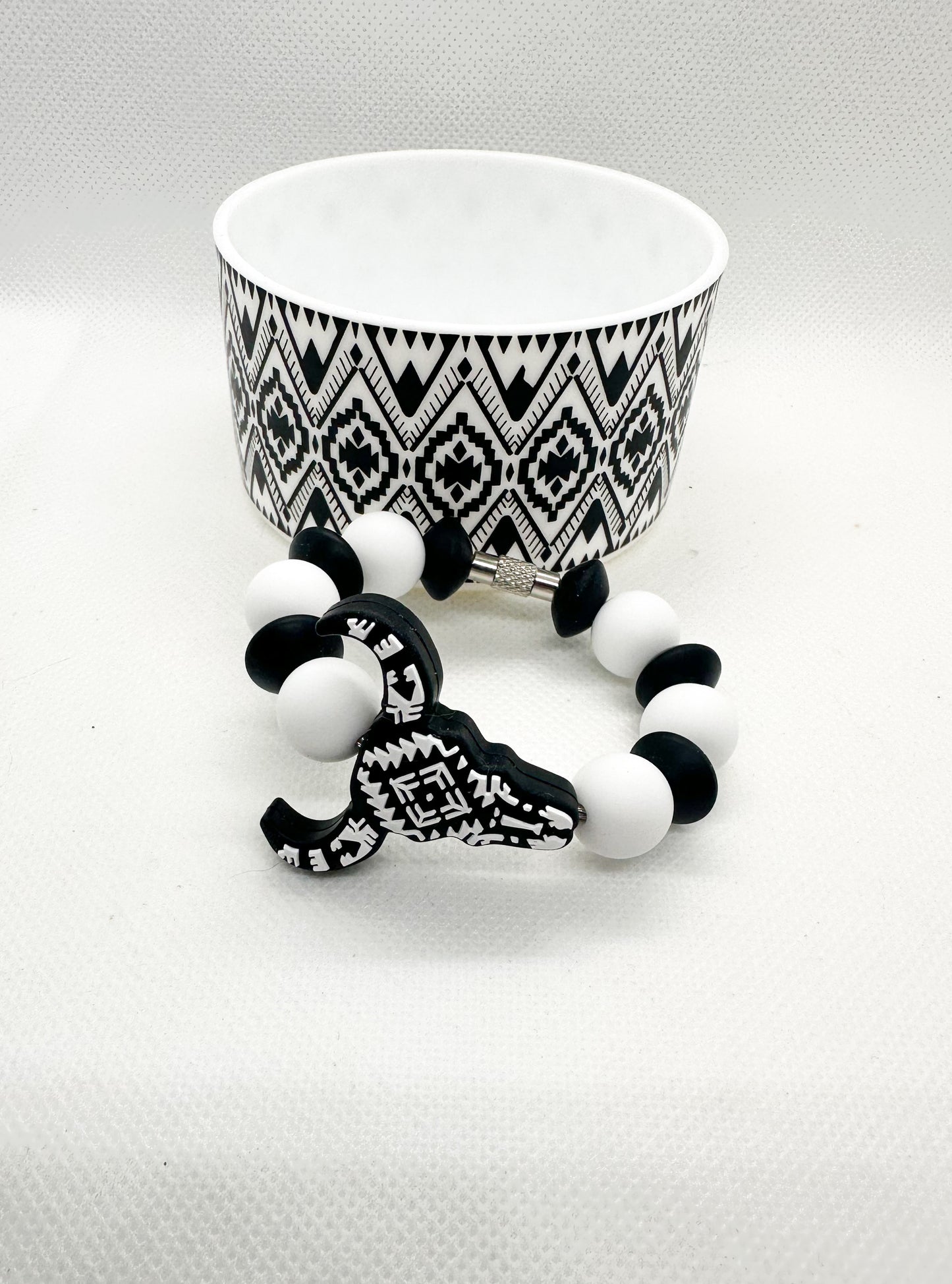 Western - Aztec Bull Skull Tumbler Accessories