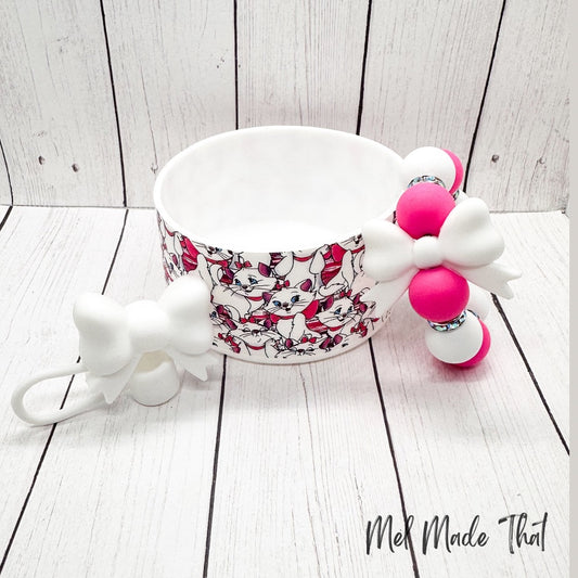 Fancy Cat (Marie) with Bows Tumbler Accessories