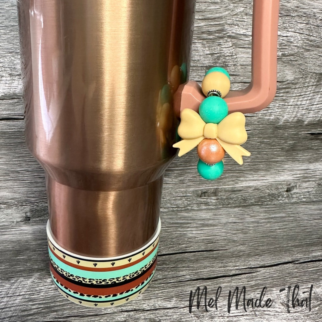 Western & Leopard Print with Bows Tumbler Accessories
