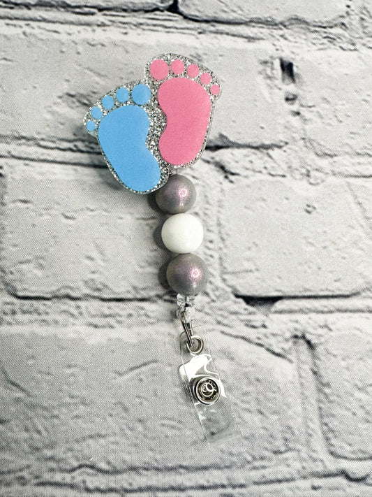 Baby Feet - Badge Reel