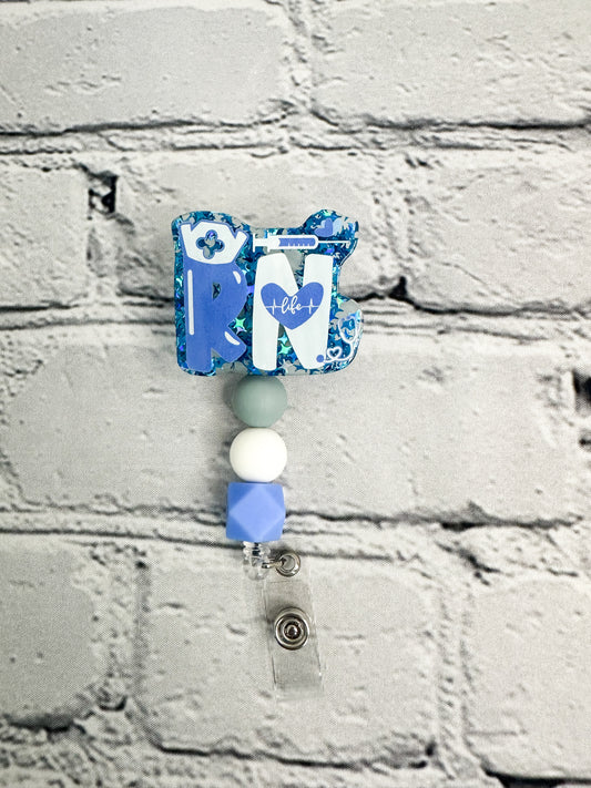 RN Life (Blue) - Badge Reel