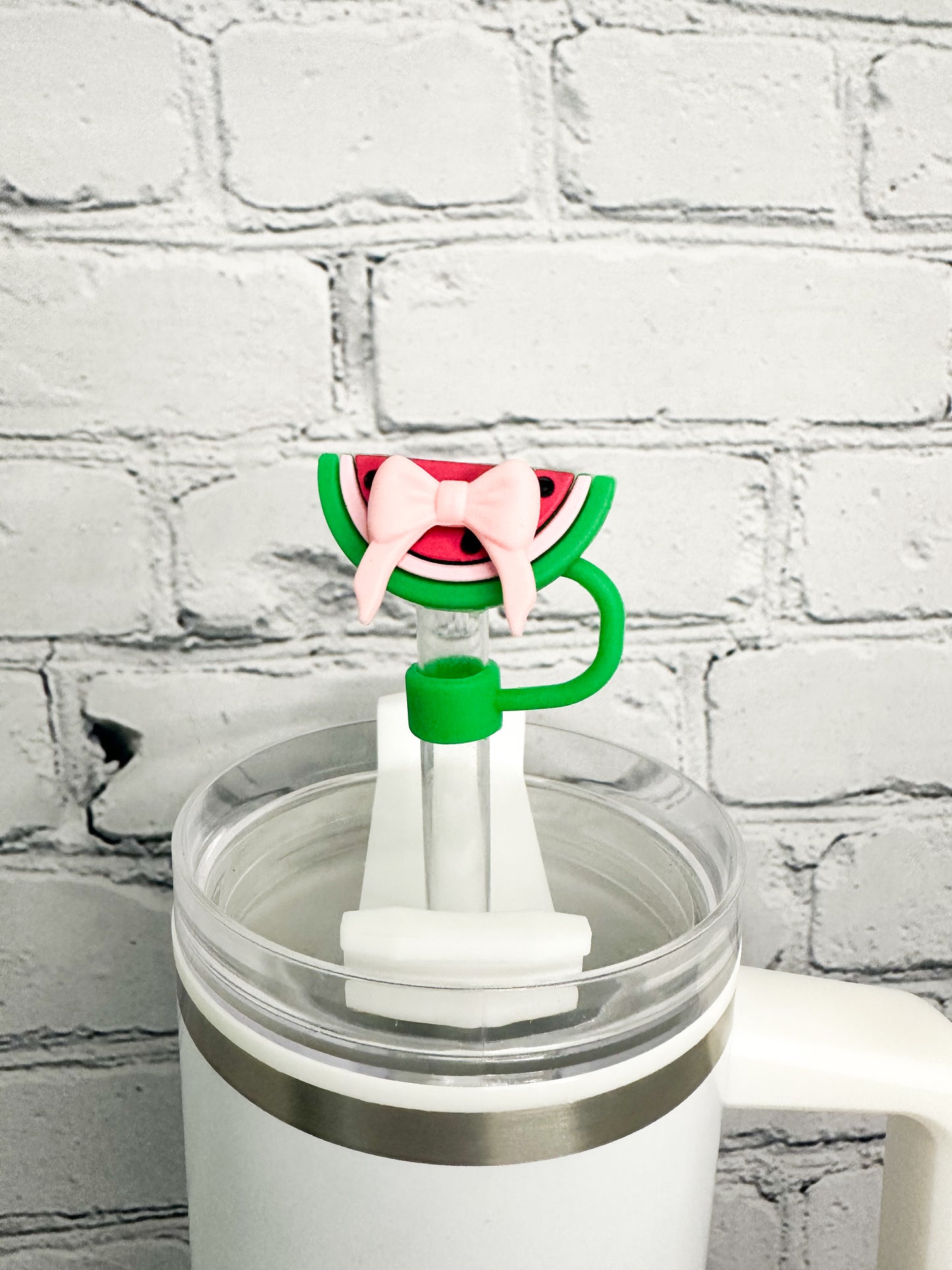 Watermelon with Bows Tumbler Accessories
