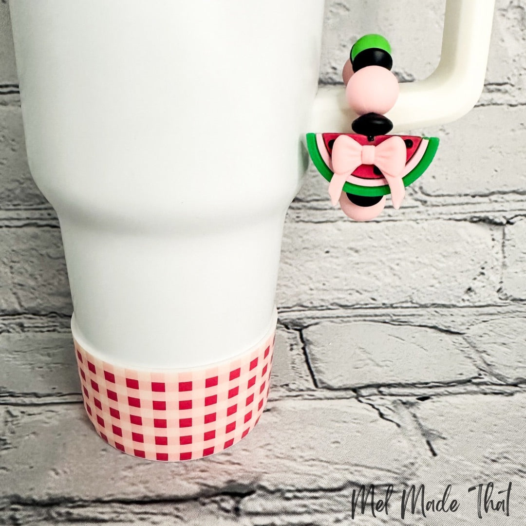 Watermelon with Bows Tumbler Accessories