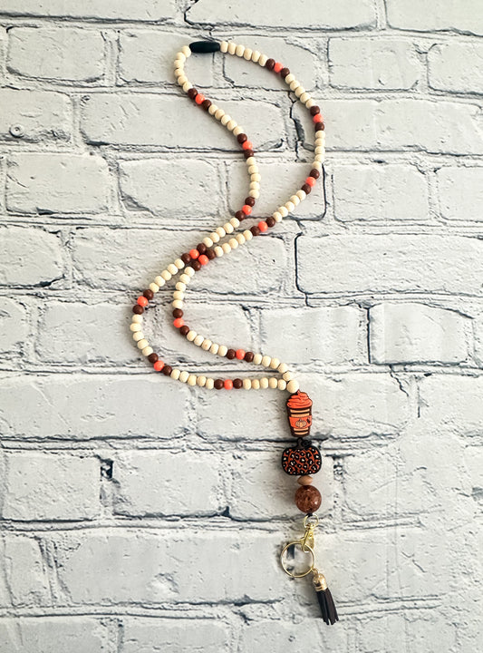 Drink/Leopard Pumpkin - LANYARD