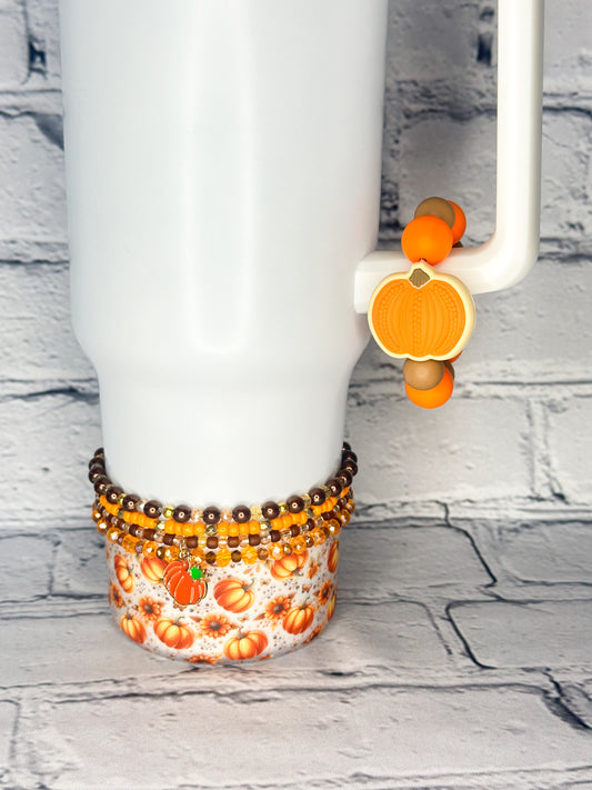 Pumpkin - Cup Charm/Luggage Tag