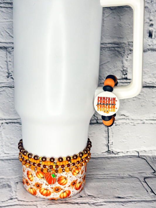 Pumpkin Season - Cup Charm/Luggage Tag