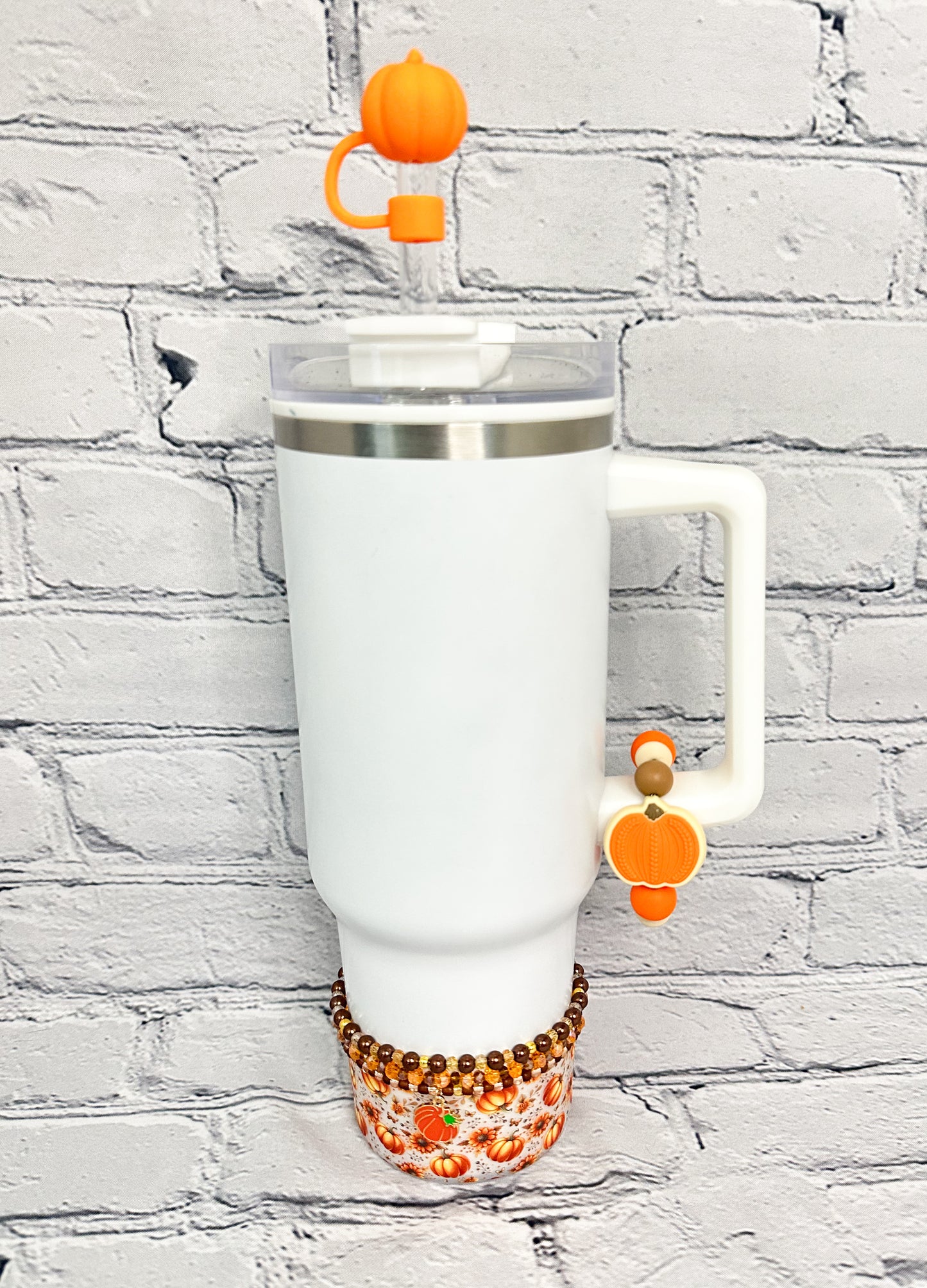 Fall Pumpkin | Tumbler Accessories