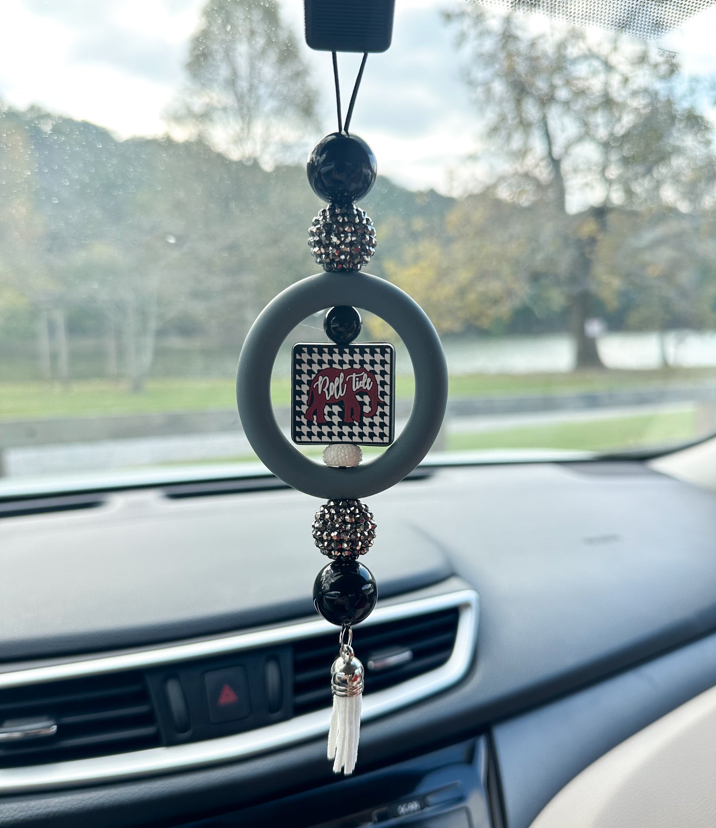 Alabama - Crimson Tide - CAR CHARM {for Rearview Mirror}