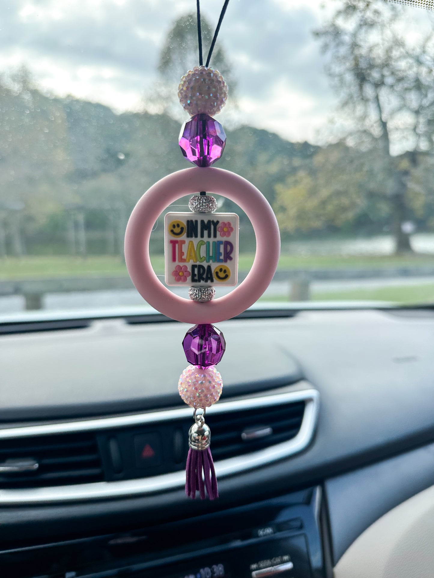 In My Teacher Era - CAR CHARM {for Rearview Mirror}