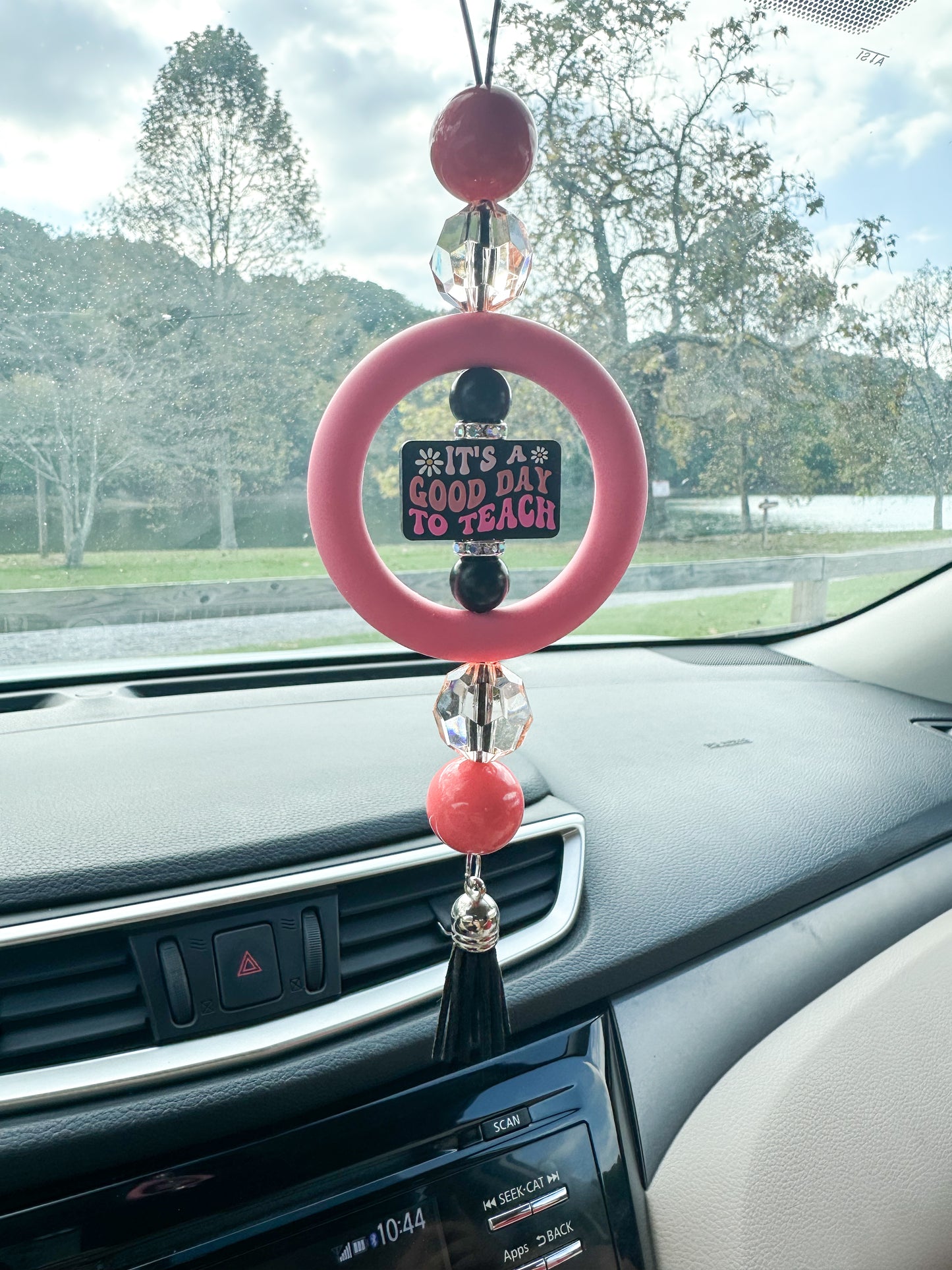 It's a Good Day to Teach- CAR CHARM {for Rearview Mirror}