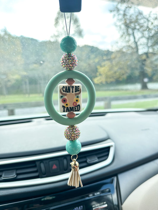 Can't Be Tamed - CAR CHARM {for Rearview Mirror}