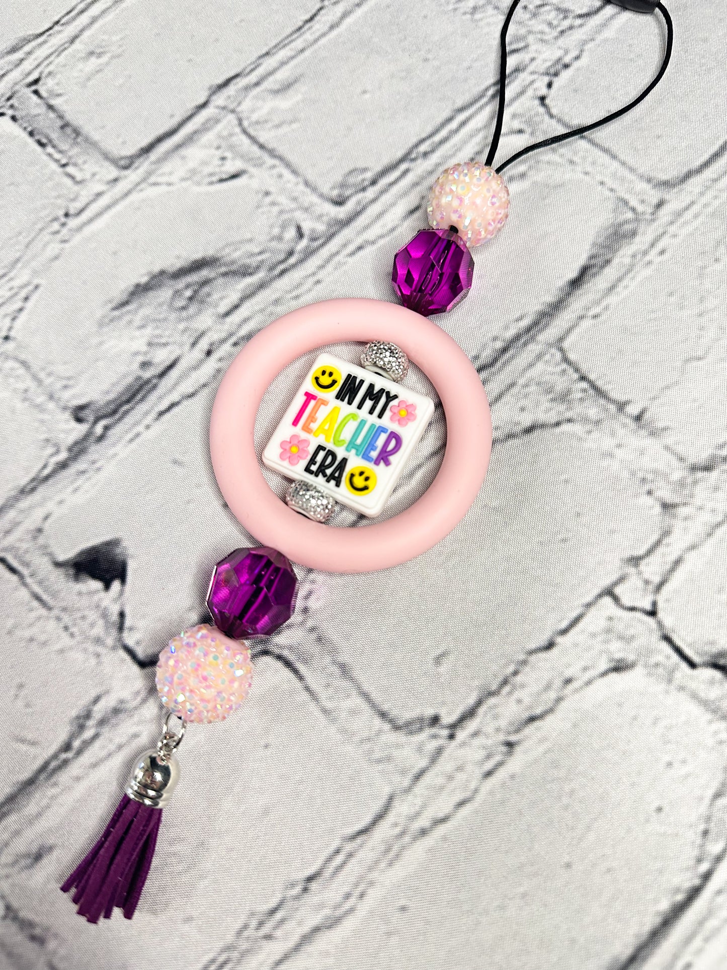 In My Teacher Era - CAR CHARM {for Rearview Mirror}