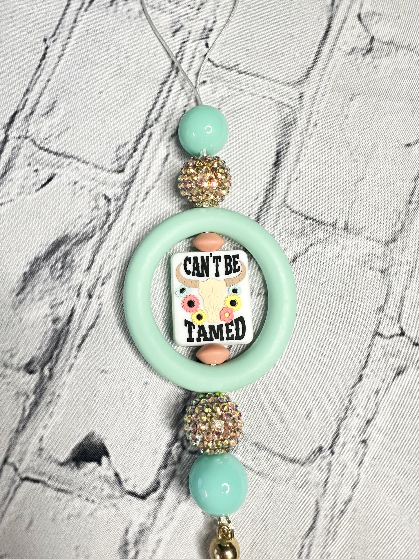 Can't Be Tamed - CAR CHARM {for Rearview Mirror}