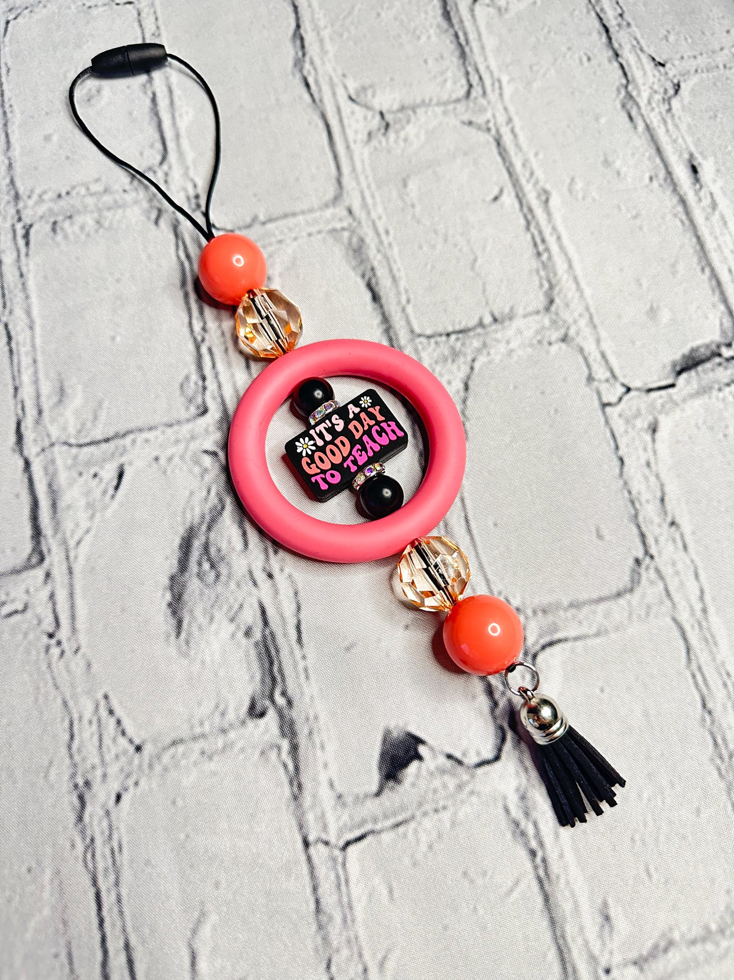 It's a Good Day to Teach- CAR CHARM {for Rearview Mirror}