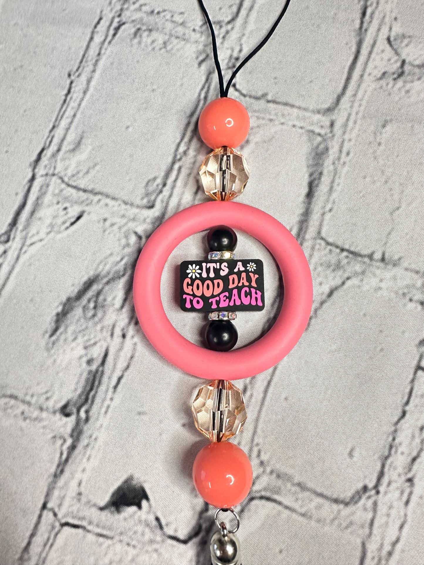 It's a Good Day to Teach- CAR CHARM {for Rearview Mirror}