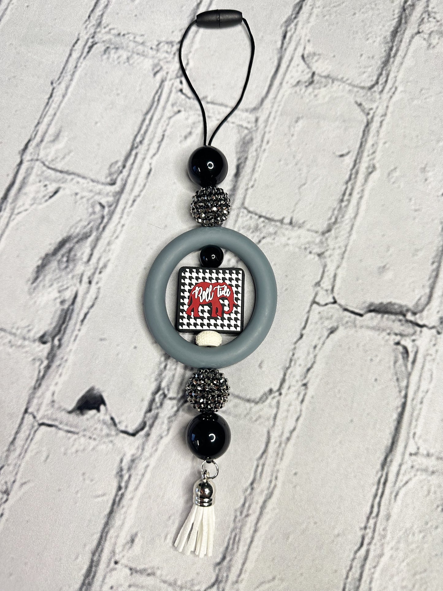 Alabama - Crimson Tide - CAR CHARM {for Rearview Mirror}