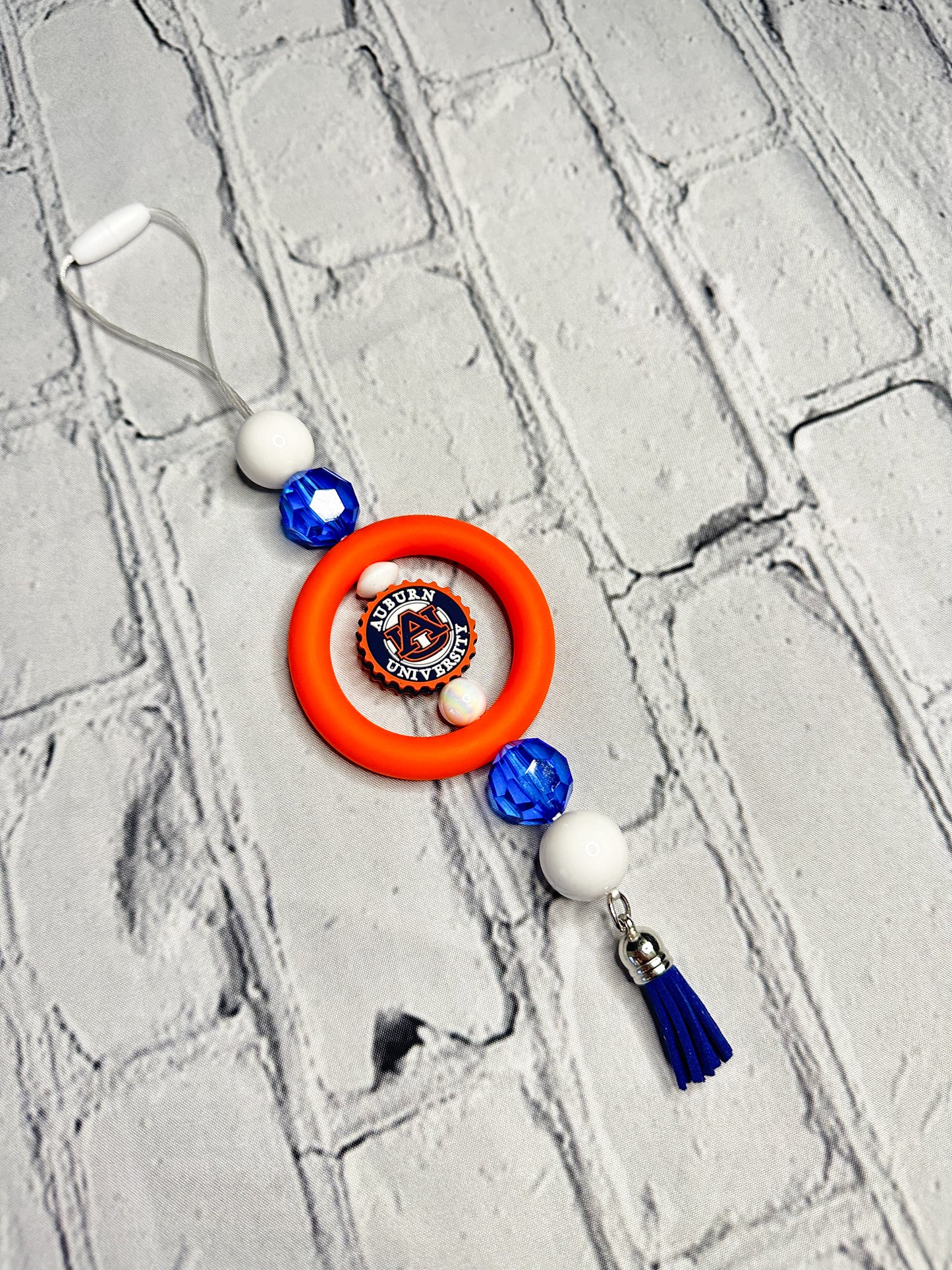 Auburn - War Eagle - CAR CHARM {for Rearview Mirror}