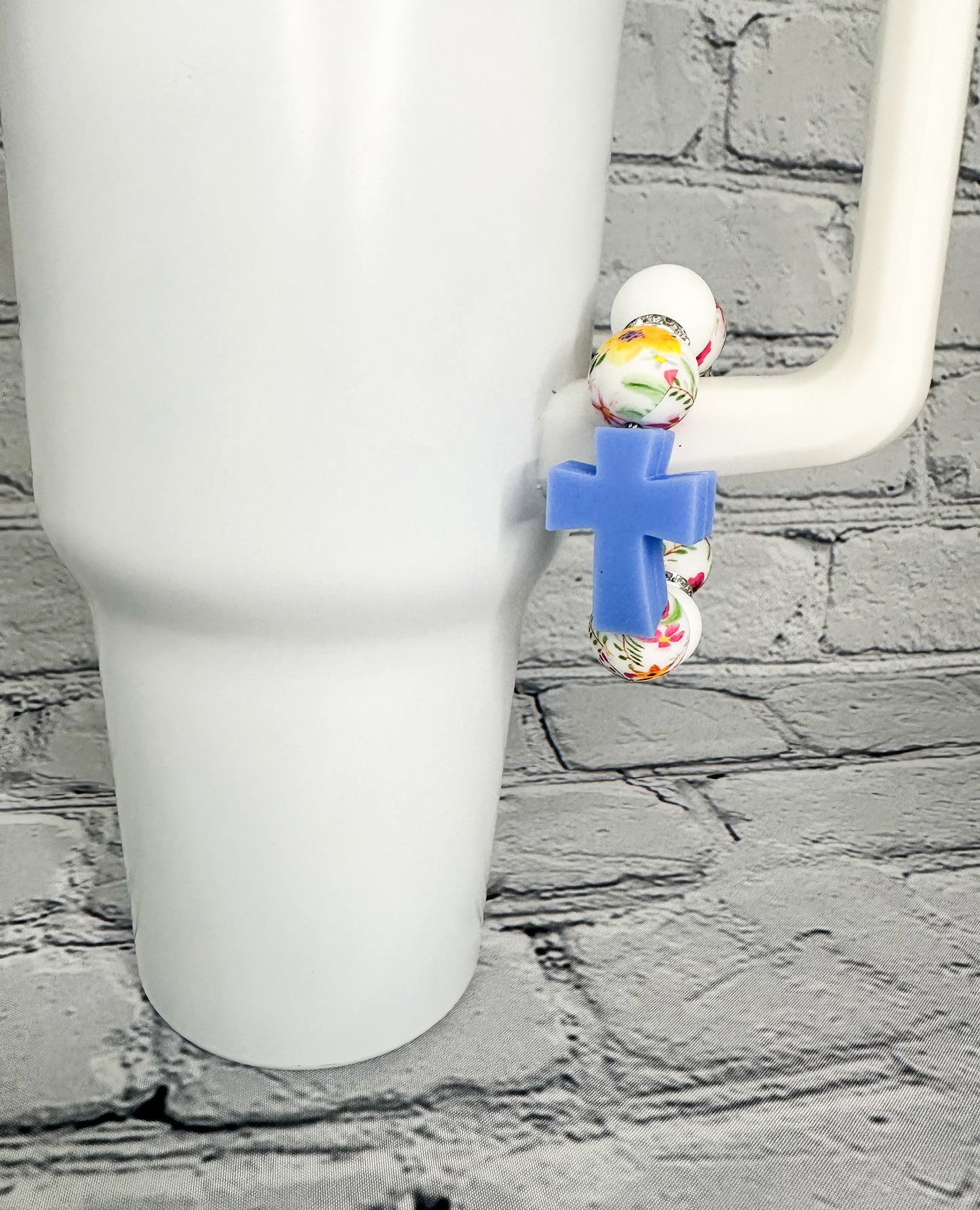 Blue Cross - Cup Charm