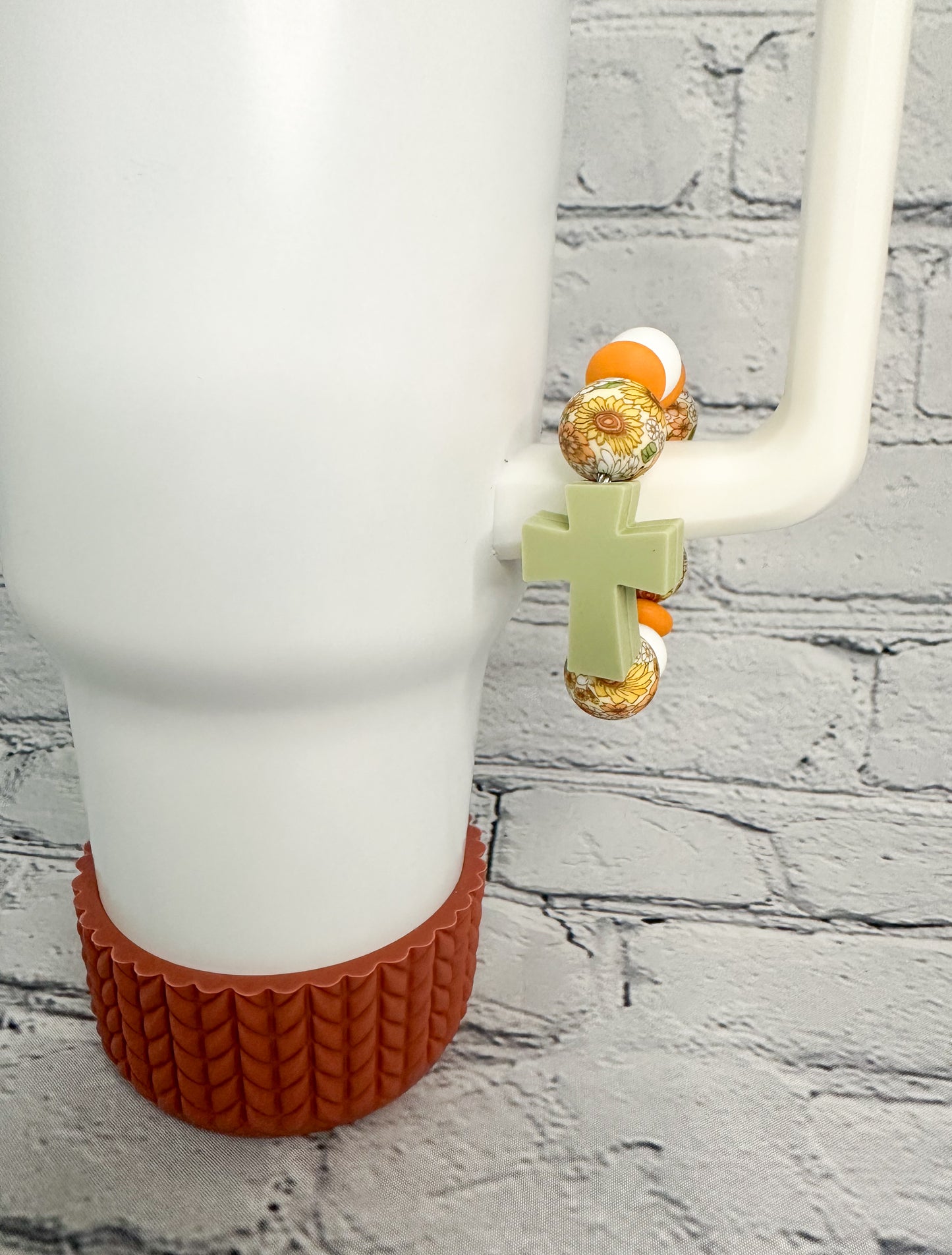 Sage Cross - Cup Charm