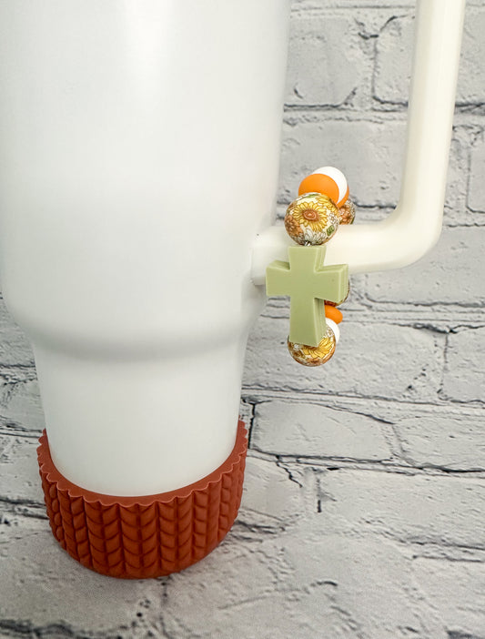 Sage Cross - Cup Charm