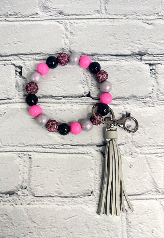 Concho Studded Leopard Print - WRISTLET