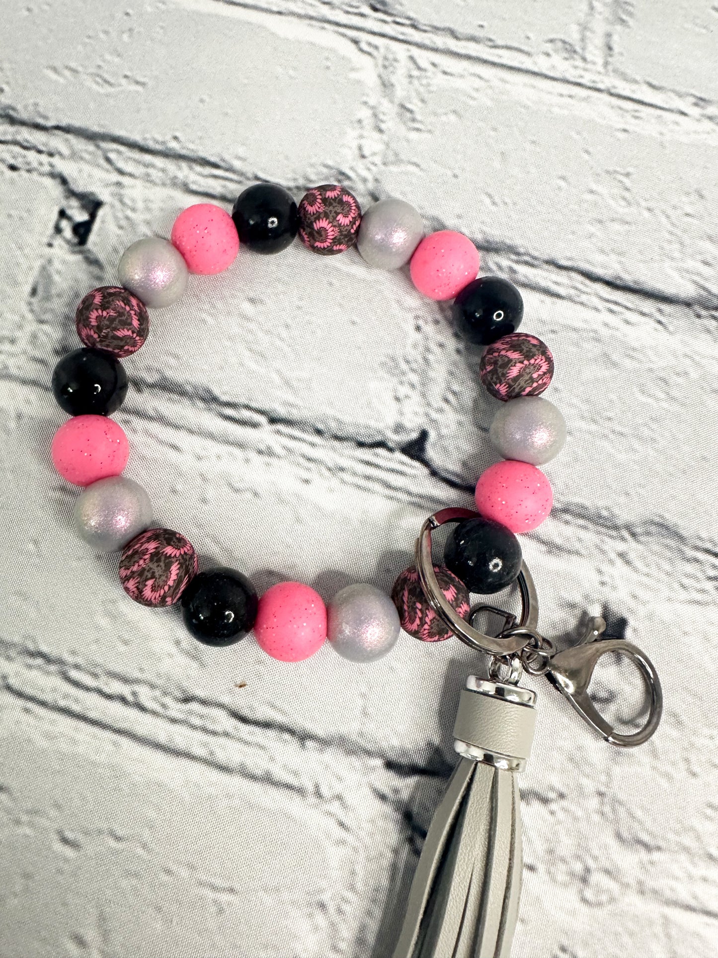 Concho Studded Leopard Print - WRISTLET