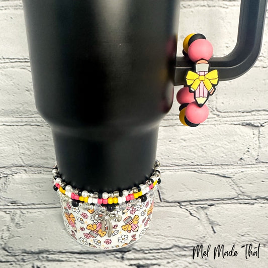 Teacher | Bows and Pencils | Tumbler Accessories