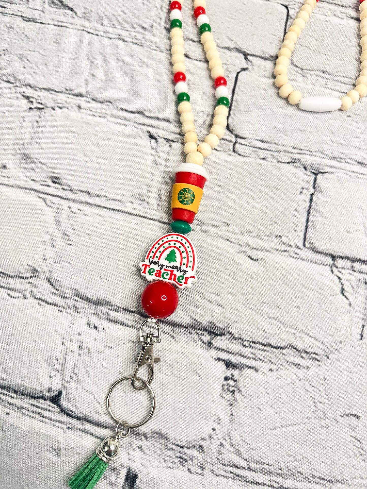 Very Merry Teacher - LANYARD