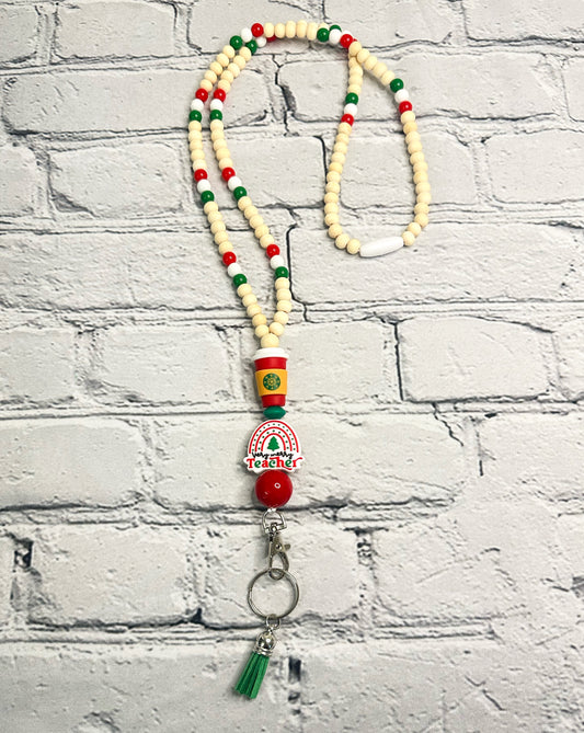 Very Merry Teacher - LANYARD