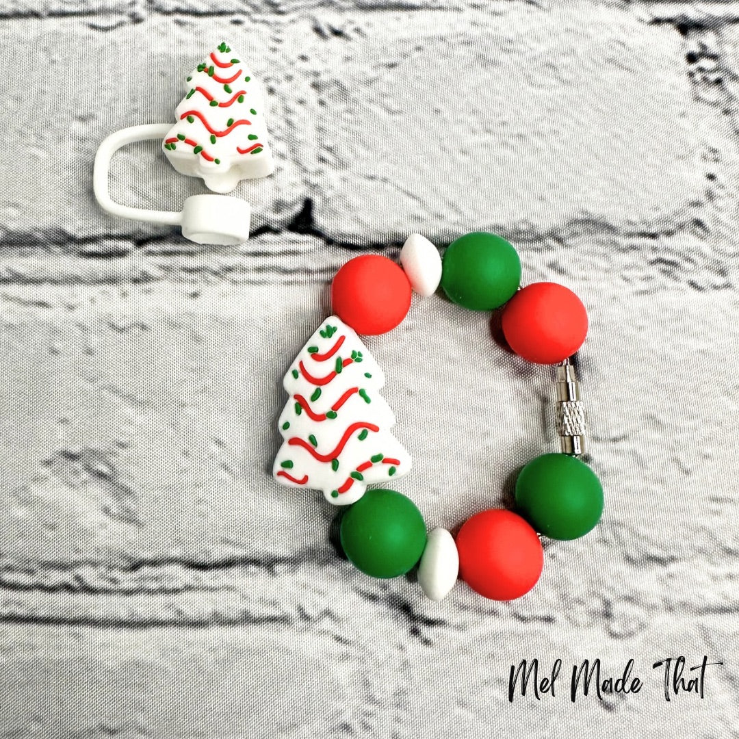 Christmas Tree Snack Cake Tumbler Accessories