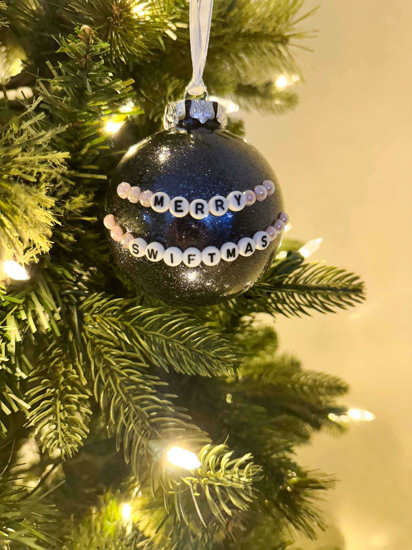 Glitter Ornament - Midnight Blue Merry Swiftmas