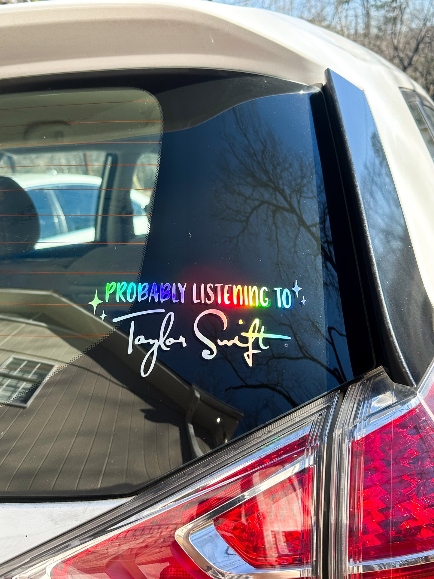 Probably Listening To - Vinyl Decal