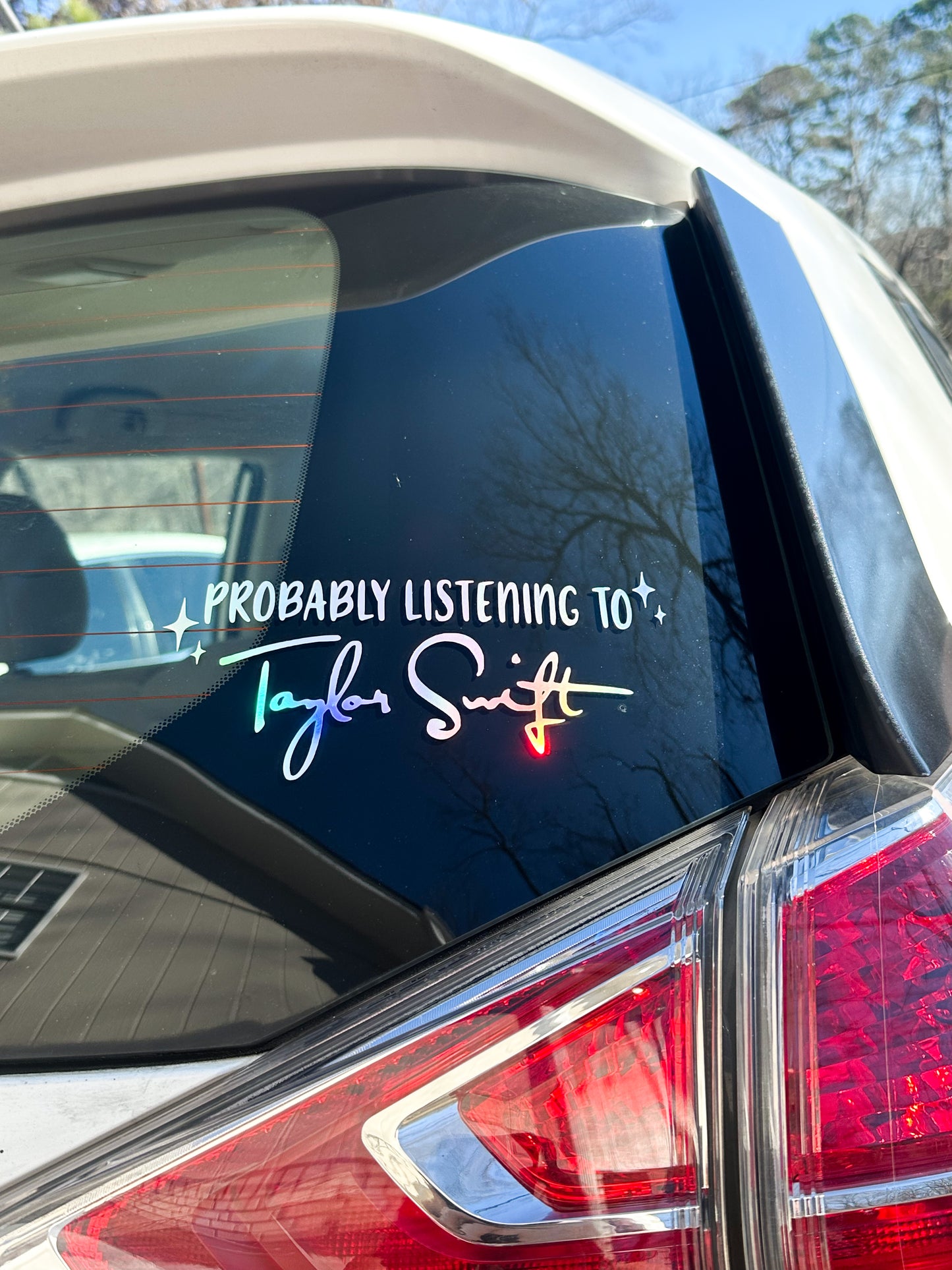 Probably Listening To - Vinyl Decal