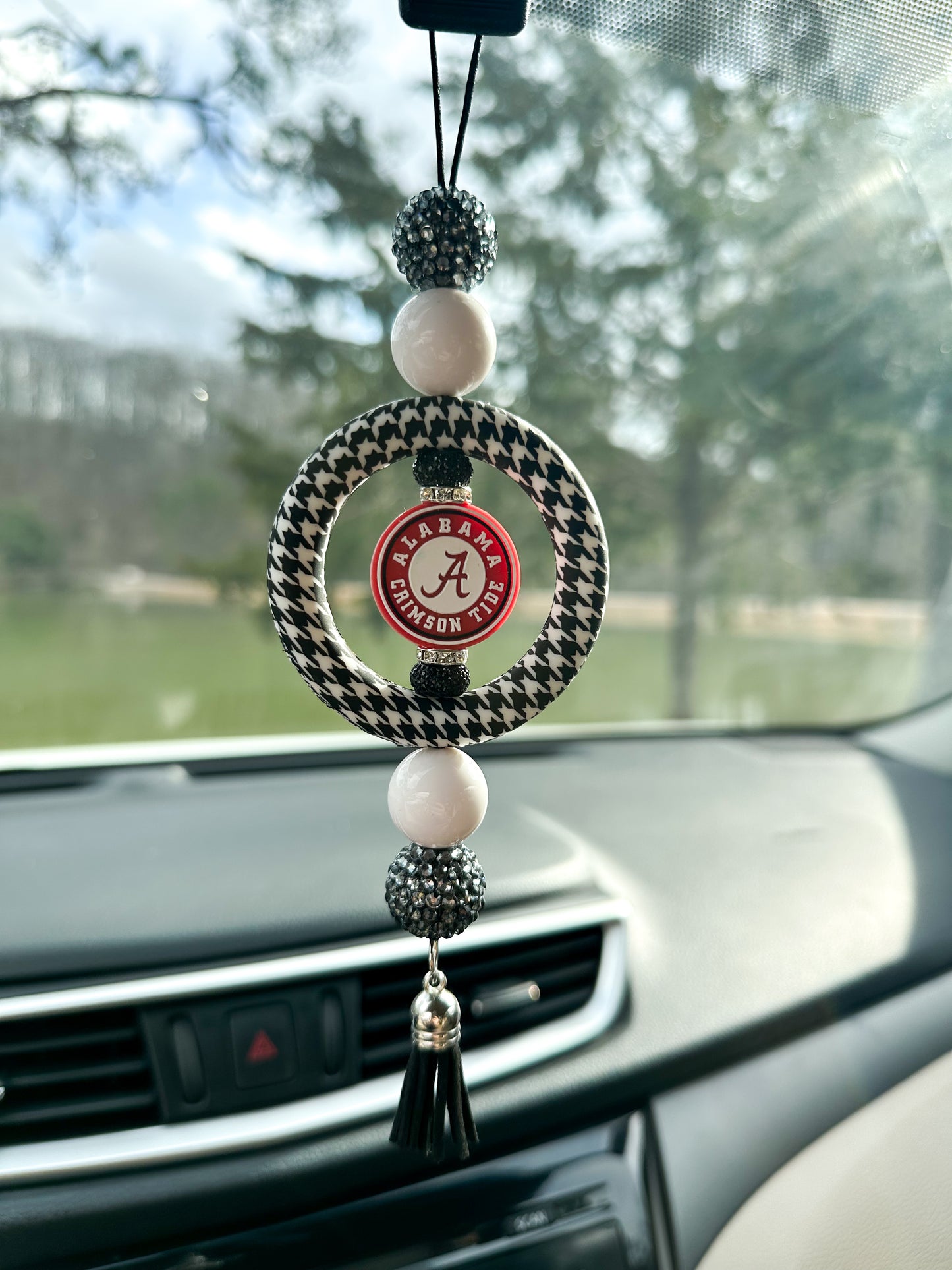 U of A - CAR CHARM {for Rearview Mirror}
