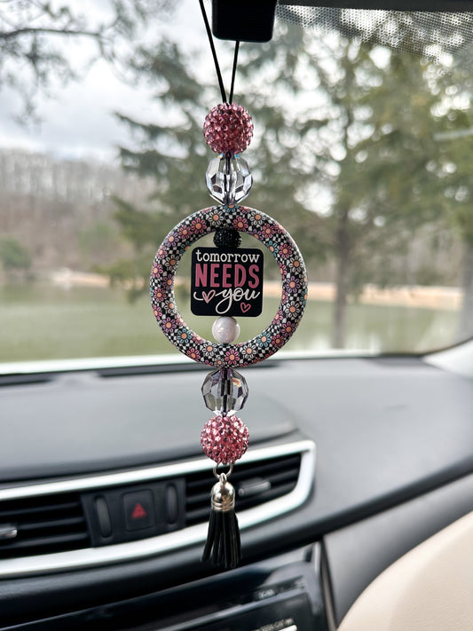 Tomorrow Needs You - CAR CHARM {for Rearview Mirror}