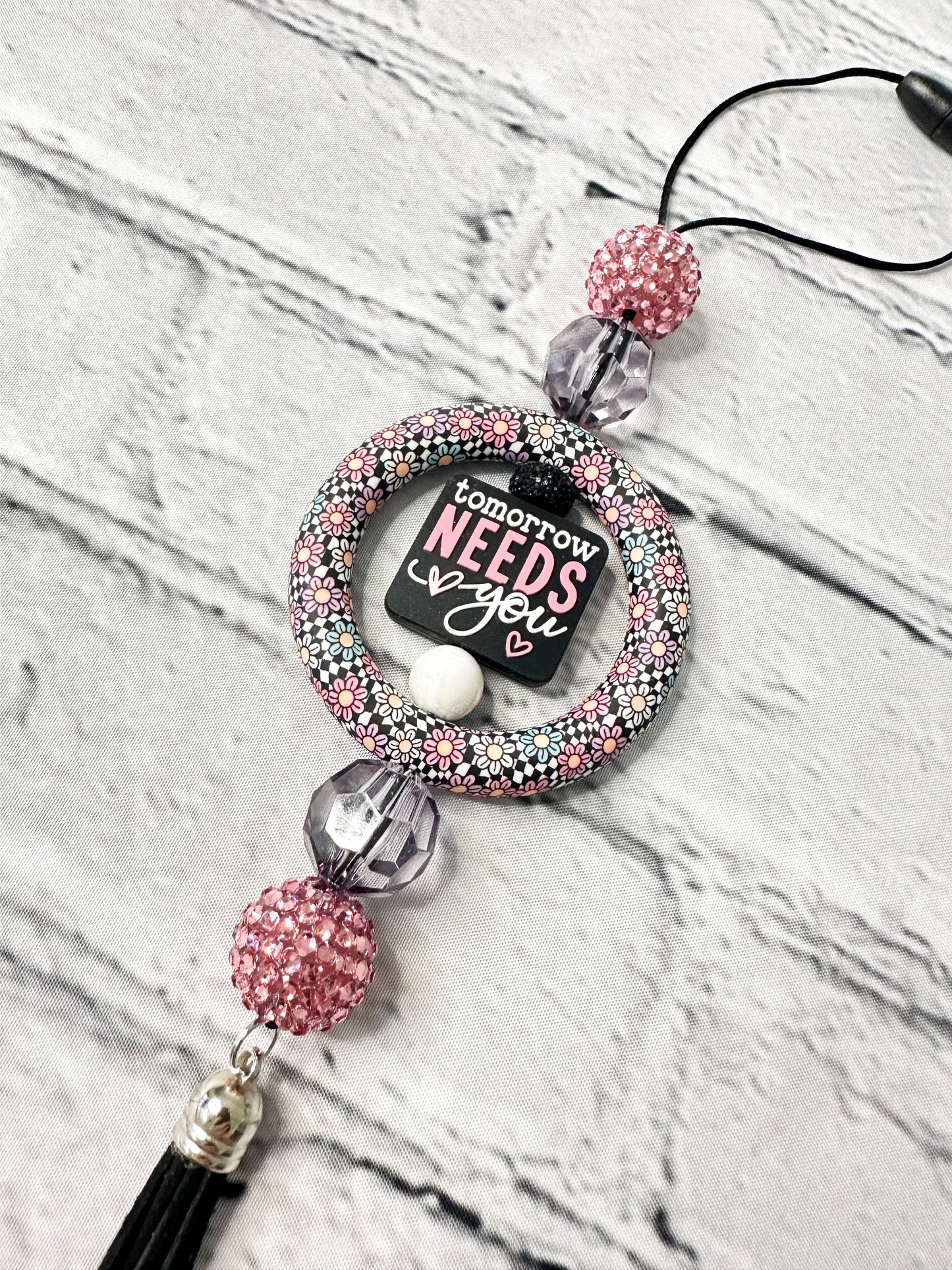 Tomorrow Needs You - CAR CHARM {for Rearview Mirror}