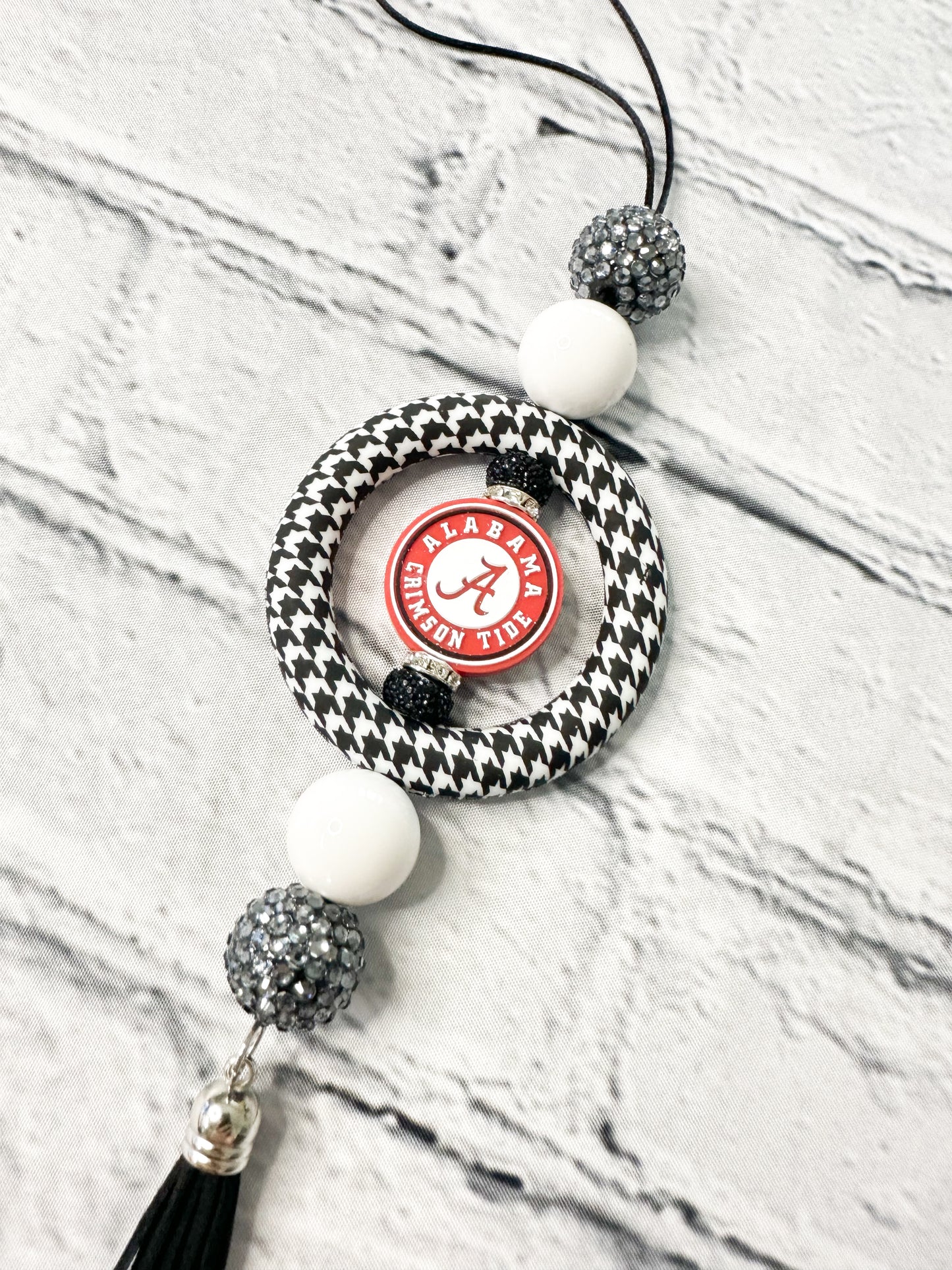 U of A - CAR CHARM {for Rearview Mirror}