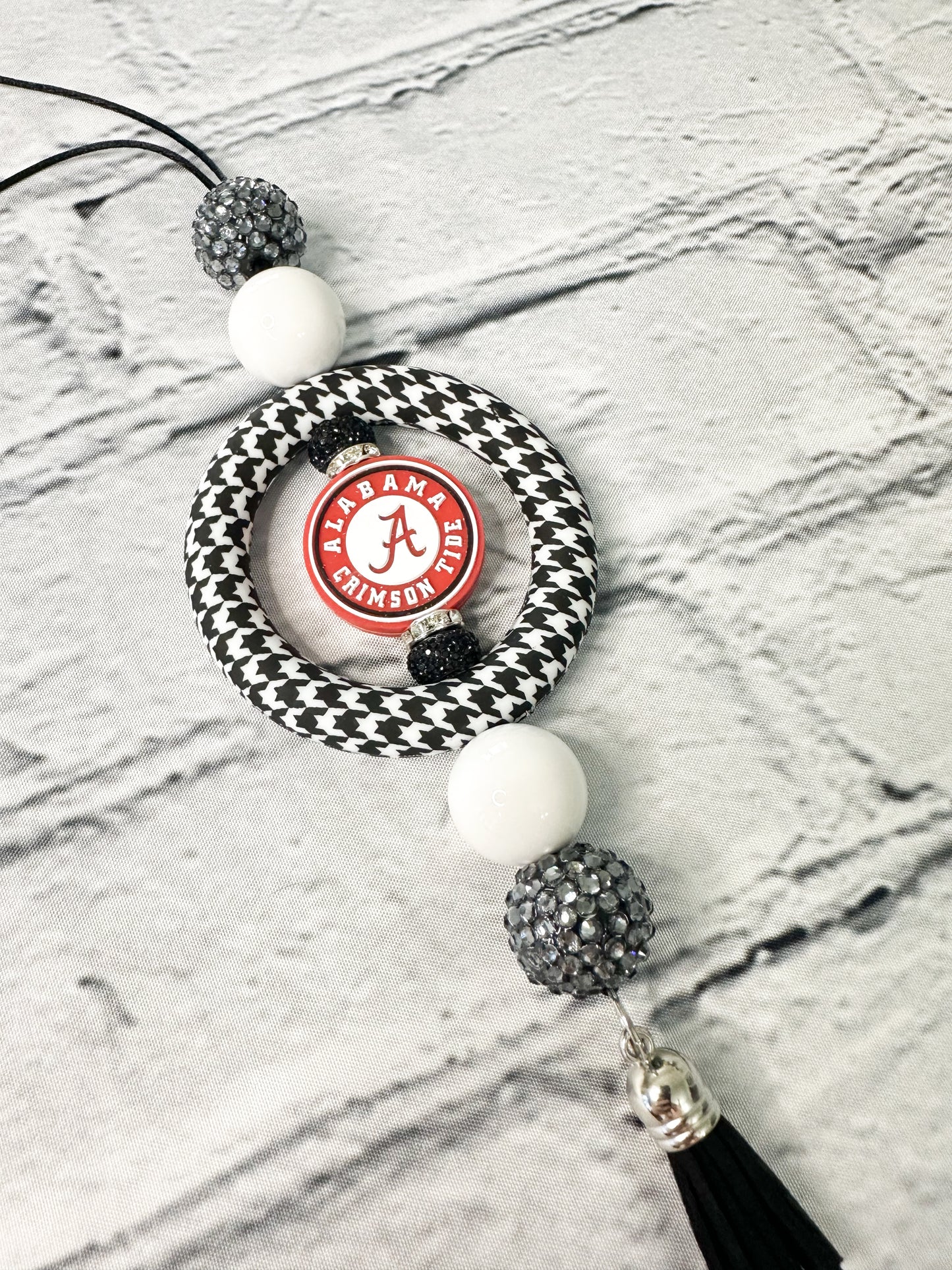 U of A - CAR CHARM {for Rearview Mirror}