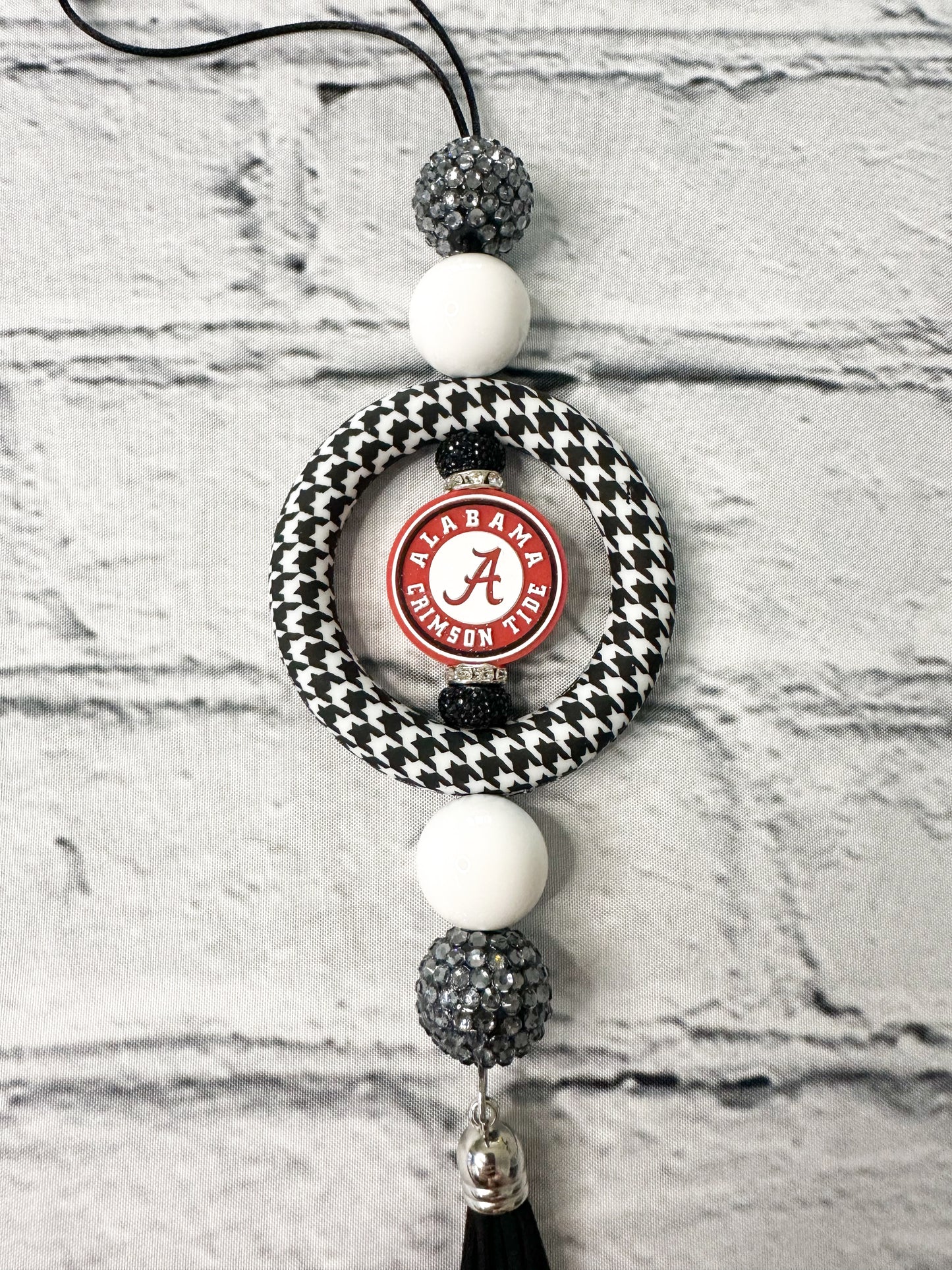U of A - CAR CHARM {for Rearview Mirror}