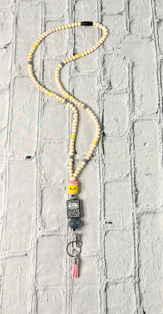 Pencil/Notebook - Lanyard