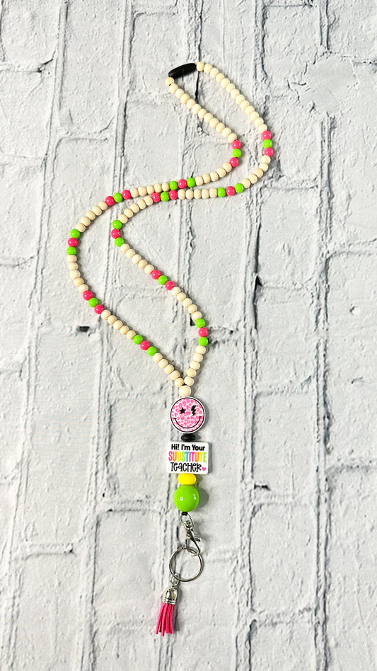 Substitute Teacher - Lanyard