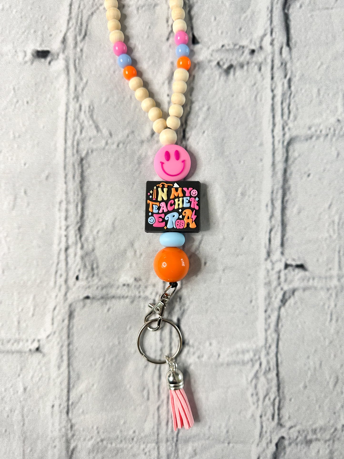 Teacher Era - Smiley - Lanyard