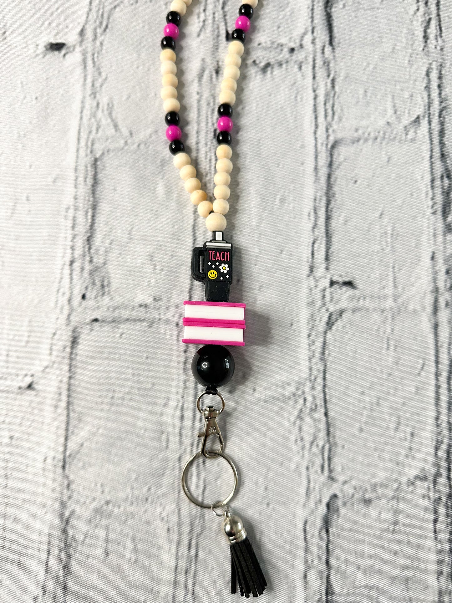 Teacher Black Cup - Lanyard