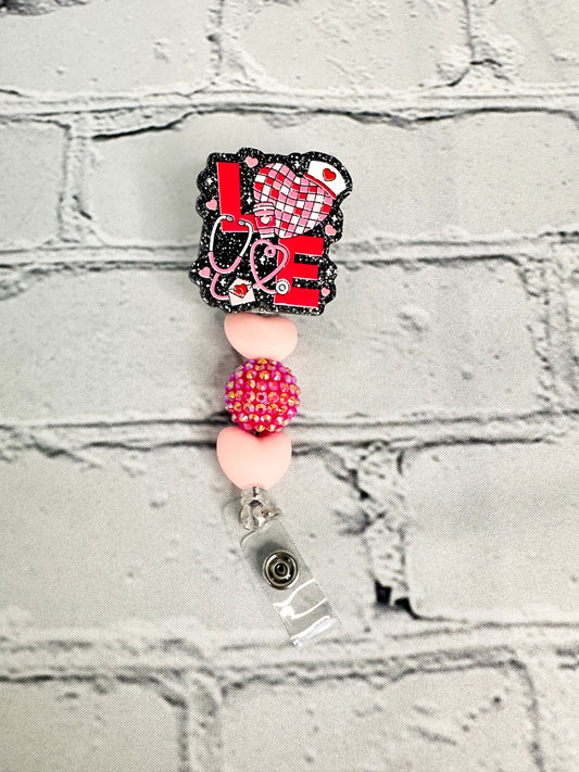 Nurse Disco Heart - Valentine BADGE REEL