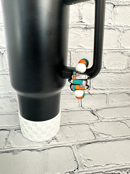 Floral Pencils - Cup Charm