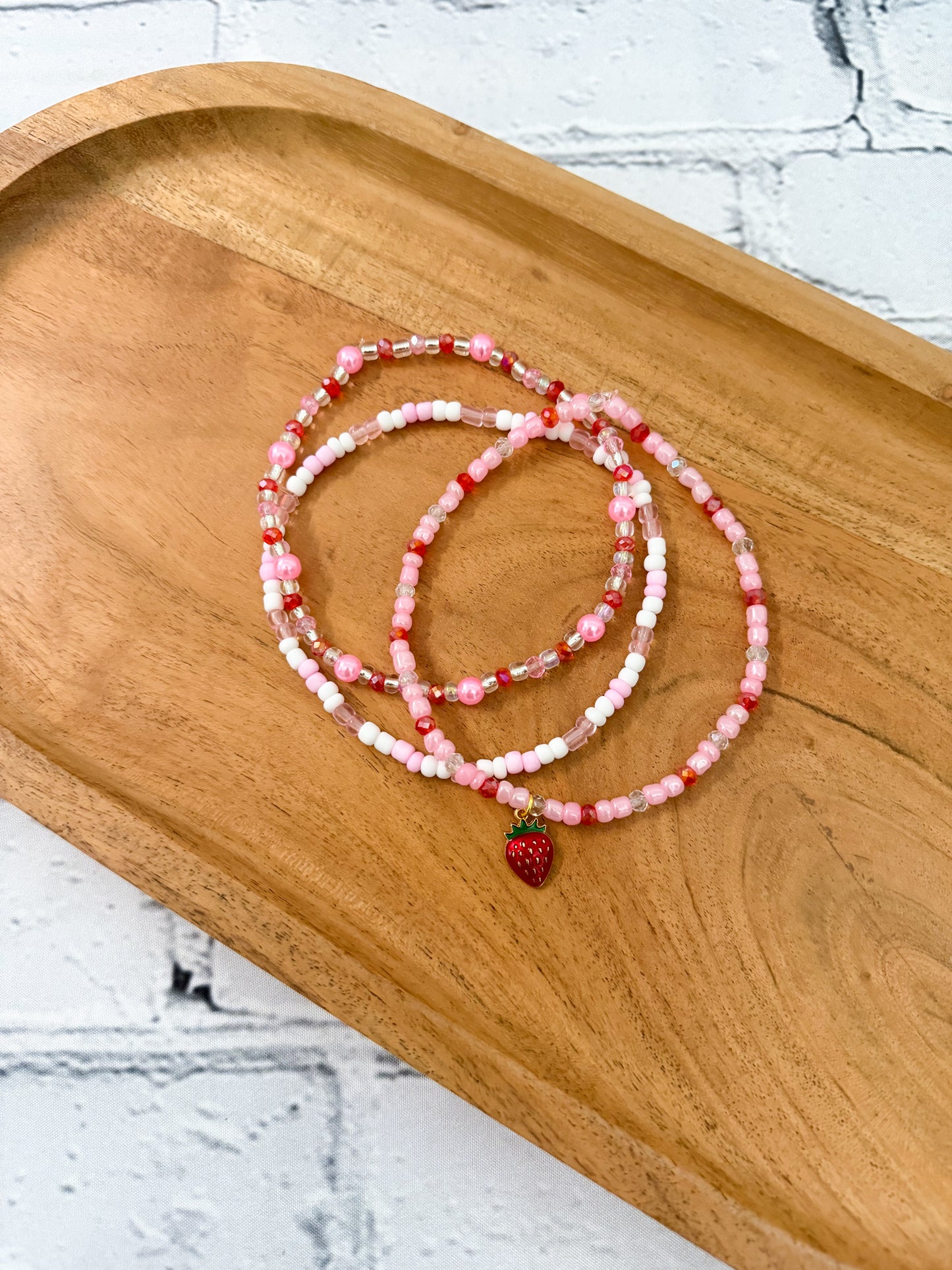 Strawberries & Bows - Tumbler Accessories