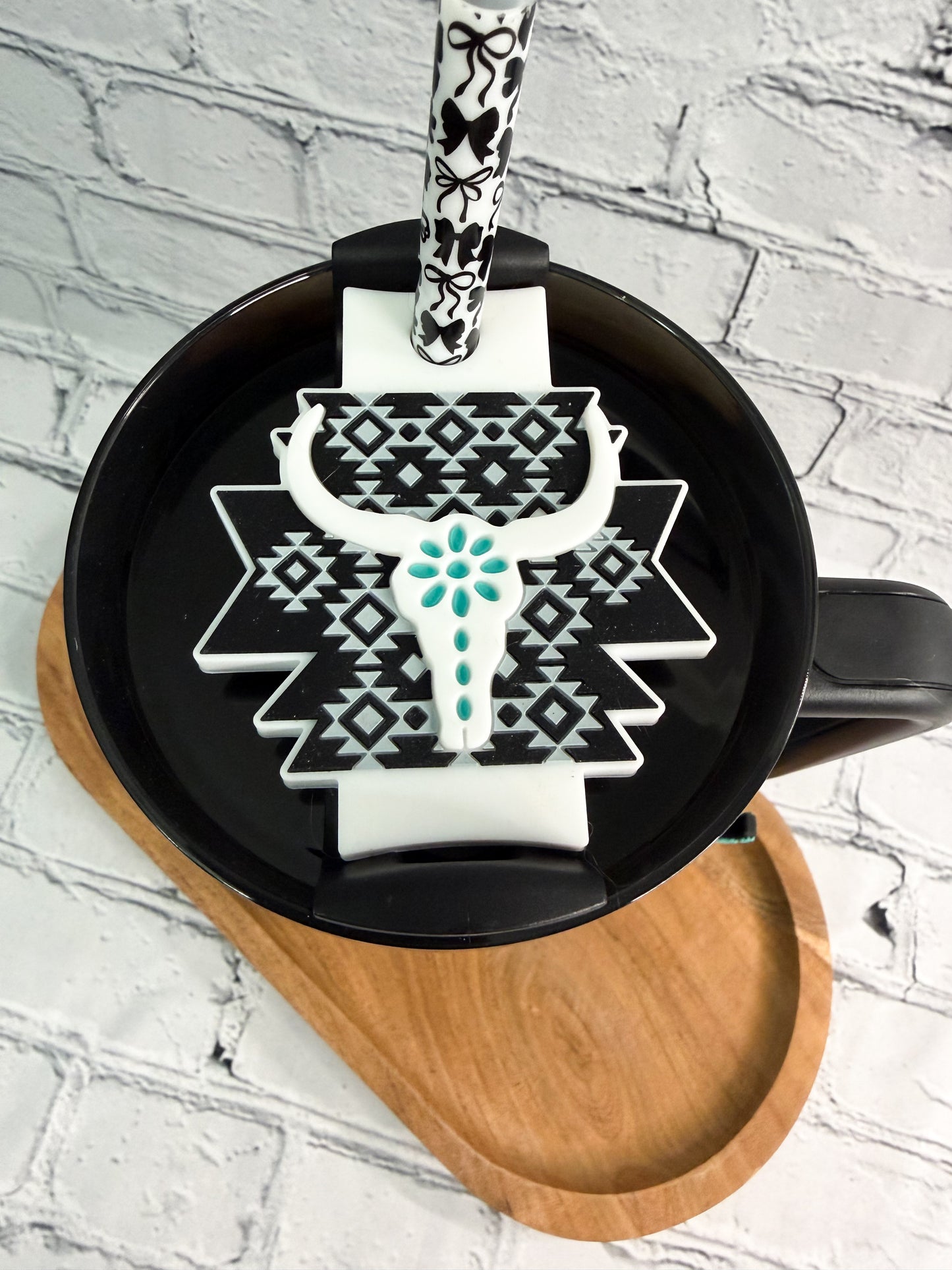 Turquoise Aztec Western - Tumbler Accessories