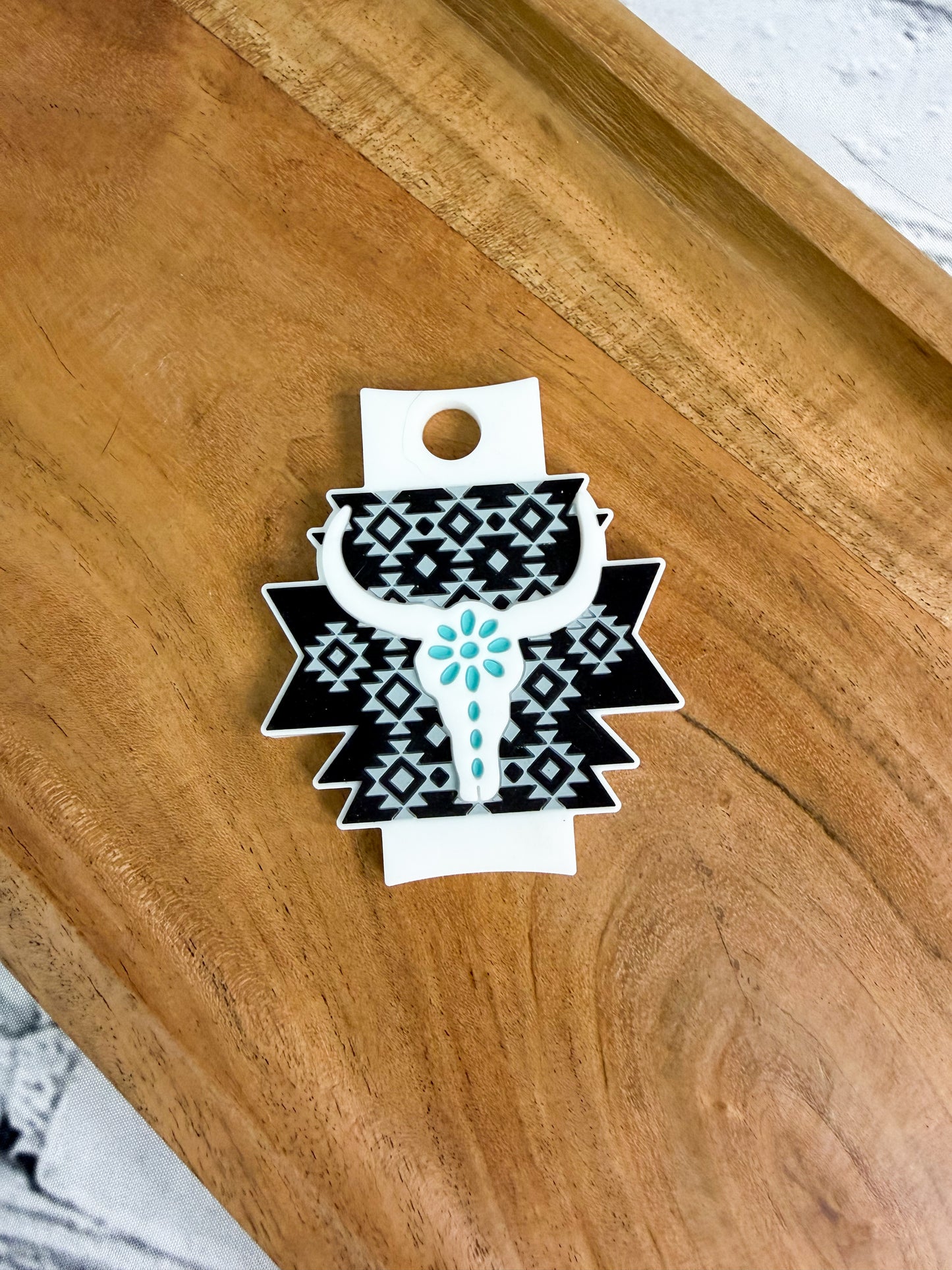 Turquoise Aztec Western - Tumbler Accessories