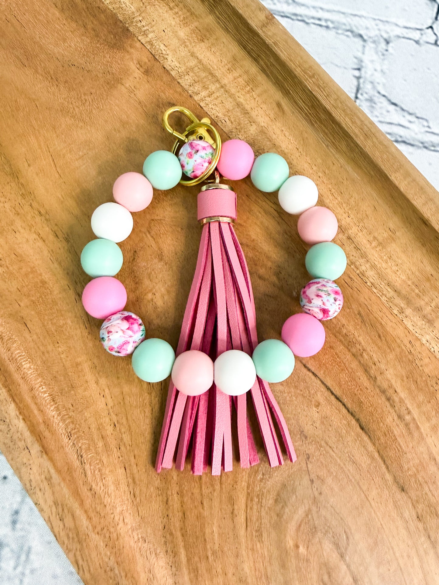 Spring-Colored with Pigs - WRISTLET