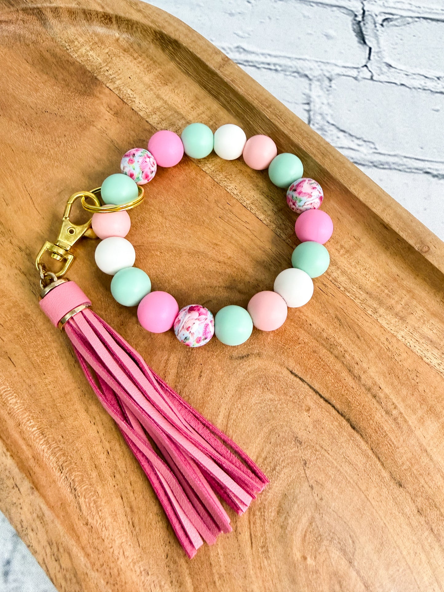 Spring-Colored with Pigs - WRISTLET